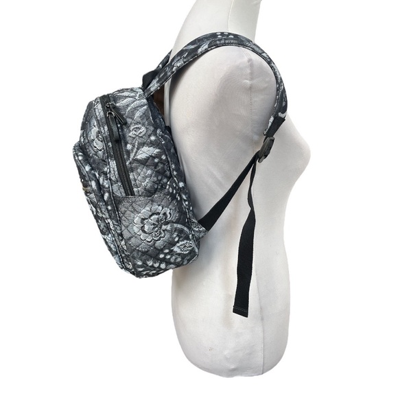 Vera Bradley Iconic Small Backpack in Maplewood Navy main image 5